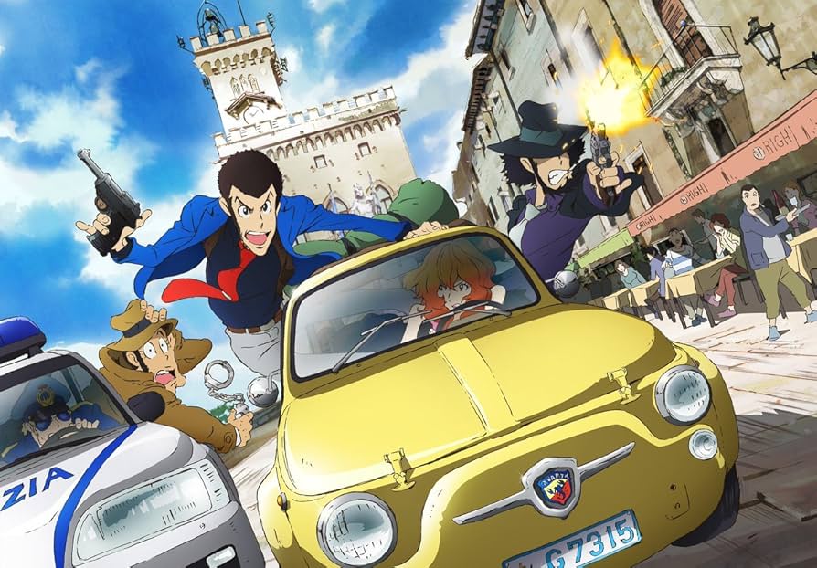 ルパン三世　ルパン　次元　アニメ　セル画　背景付き ルパン三世 ルパン 次元 アニメ セル画 背景付き - メルカリ